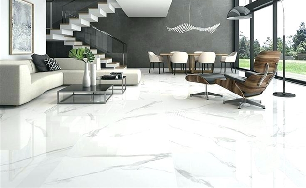 White Marble Floor